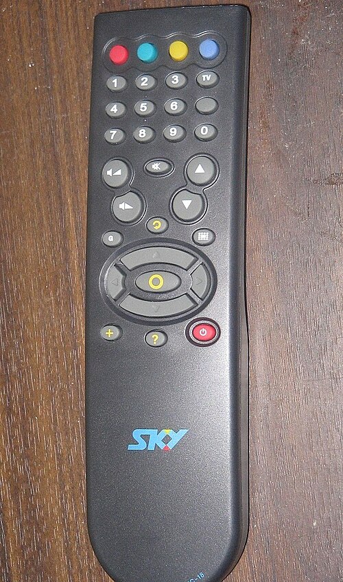 Pace remote control used for original Sky digital service