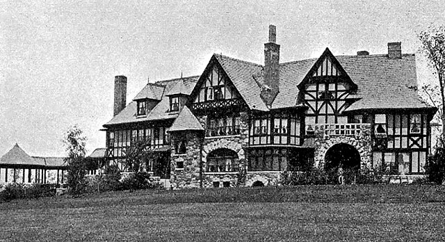 Upland Farm, the Frederick R. Hazard residence built in 1899; Joseph Lyman Silsbee, architect