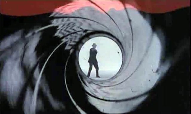 The gun barrel sequence from the Eon Productions film Dr. No (1962)