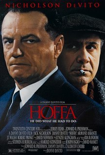 <i>Hoffa</i> (film) 1992 film by Danny DeVito