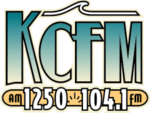 KCFM AM1250-104.1FM logo.png