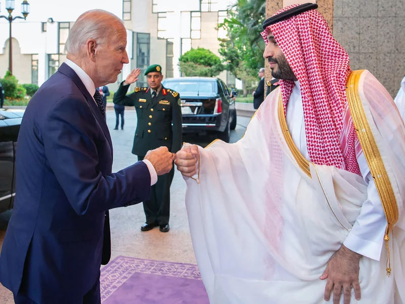 File:President Joe Biden and Saudi Crown Prince July 2022.webp