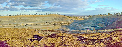 The Prospect quarry gap in 2009. Prospect Quarry.jpg