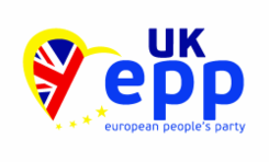 Logo van het logo van de 4 Freedoms Party (UK EPP)