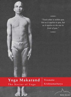 <i>Yoga Makaranda</i> Hatha yoga book by Krishnamacharya