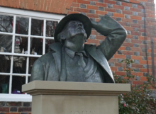 A bust of Betjeman in Wantage