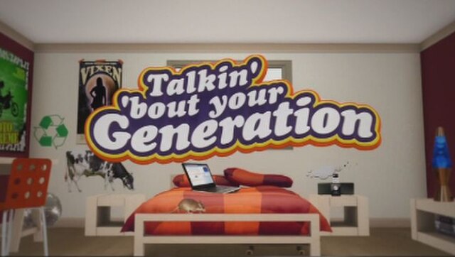 Talkin' 'Bout Your Generation's logo between 2009 and 2012