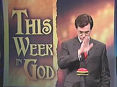 Colbert activating the God Machine ThisWeekInGod.jpg