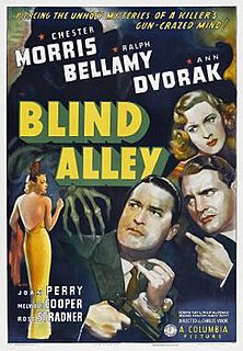 <i>Blind Alley</i> (film) 1939 film by Charles Vidor