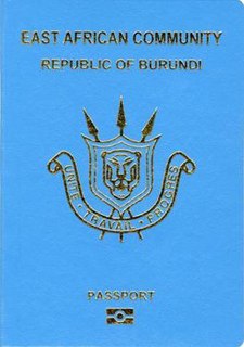 Burundian passport passport