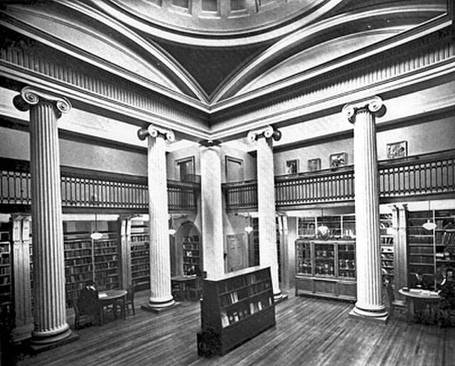 The library before the fire of 1961
