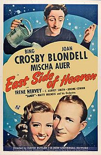 <i>East Side of Heaven</i> 1939 American film