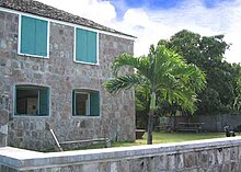 A view of the east end of the museum building (Hamilton House) Nevis Hamilton.jpg