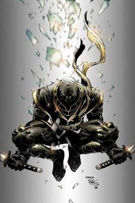 Maya Lopez as Ronin as seen in The New Avengers #11 (November 2005). Art by David Finch.