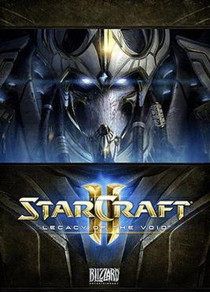 StarCraft II: Legacy of the Void cover artwork, depicting protagonist Artanis
