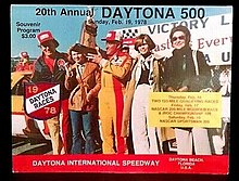 1978 okładka programu Daytona 500