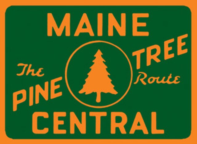 Image: Maine central pine tree route herald