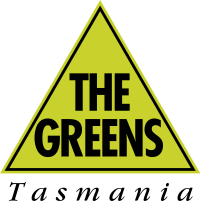 "The Greens" – The Tasmanian Greens Logo