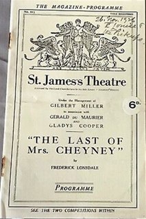 <i>The Last of Mrs. Cheyney</i> (play)