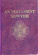 The front cover of An Testament Nowydh, 2004 An-testament-nowydh.jpg