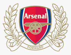 Arsenal F.C. 125th anniversary crest, created for the 2011–12 season