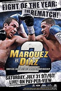 Juan Manuel Márquez vs. Juan Díaz II Boxing competition