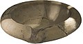 A mortarium or mixing bowl, from 80 to 110 AD, marked ALBINVS (the potters name) on the rim, probably made at Wilderspool.