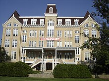 Young Hall, the tallest building in the city of Lake Forest, houses most of the humanities departments on campus Young Hall.jpg