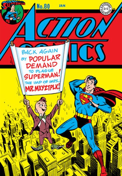 Cover to Action Comics #80 (January 1945), art by Wayne Boring.