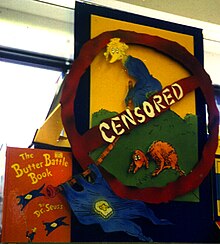 Custom painted display in Atlanta, Georgia (1993) Butter battle book.jpg