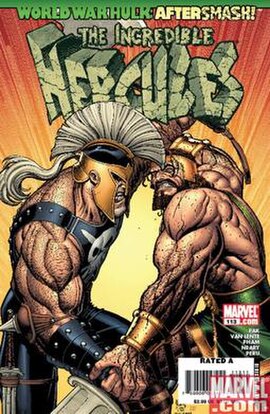 Cover to The Incredible Hercules #113.