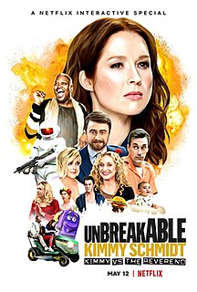 <i>Unbreakable Kimmy Schmidt: Kimmy vs the Reverend</i> 2020 interactive film directed by Claire Scanlon