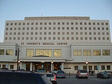 St Vincent's Medical Center, affiliated with Columbia, Quinnepac, and New York Collage medical schools SVMC-Bridgport.JPG