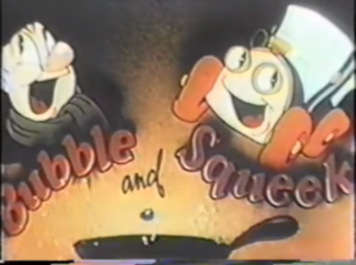 <i>Bubble and Squeek</i> British series of short animated films
