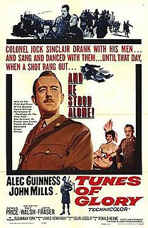 <i>Tunes of Glory</i> 1960 film by Ronald Neame