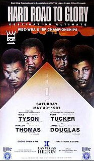 Mike Tyson vs. Pinklon Thomas Boxing competition