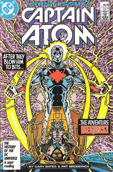 Cover for Captain Atom vol. 3 #1, art by Pat Broderick.