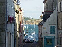 Douarnenez: Old street down to the Port du Rosmeur