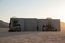 "Sandscreens" were used to simulate the natural luminance of the desert intended for backgrounds. DuneSandScreen.jpg