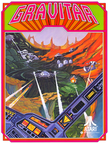 Gravitar Arcade Flyer