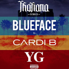 Thotiana ремиксі (Cardi B және YG қатысуымен) - Blueface (ресми жалғыз мұқаба) .png