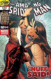 <span class="mw-page-title-main">Spider-Man: One More Day</span> 2007 four-part Spider-Man comic book crossover storyline