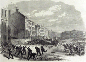 Election riot on 26 June 1865 in Nottingham.png