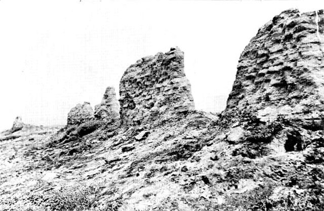 Ruins of Las Flores estancia, nearby one of Yrigoyen's properties