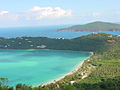 Magen's Beach as seen from Mountain Top, St. Thomas, US Virgin Islands