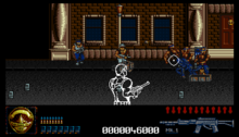 Predator 2, as shown in the Amiga version Predator 2 Amiga Gameplay Screenshot.png