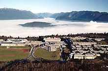 Aerial view of Simon Fraser University in Burnaby SFU Aerial.jpg
