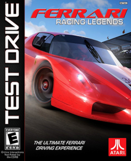 <i>Test Drive: Ferrari Racing Legends</i> 2012 racing video game