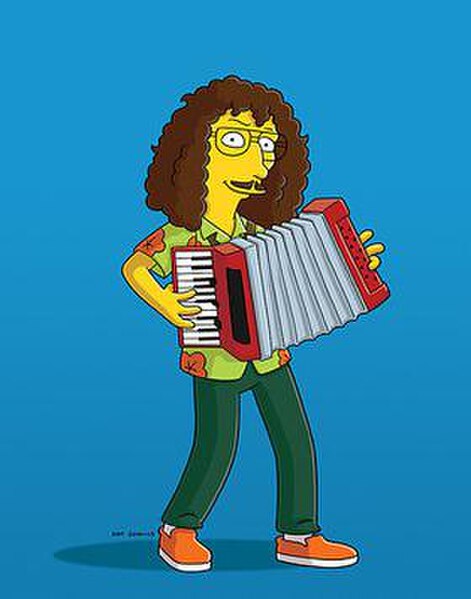 The episode's second promotional image, featuring "Weird Al" Yankovic