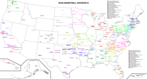 A map of all NCAA Division II basketball teams Cbdii.PNG